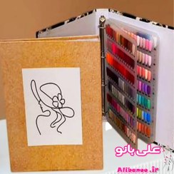 تصویر آلبوم ناخن ۴۲۰ عددی با چسب دو طرفه 