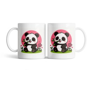 تصویر ماگ پاندا بامزه کد M6 