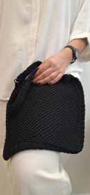 تصویر کیف دستباف مکرومه ساده 