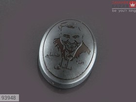 تصویر نگین حدید صینی طرح حاج قاسم سلیمانی کد 93948 