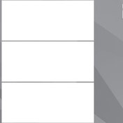 تصویر کاشی دیواری درجه 2 مدل سفید ساده ابعاد 60*30 