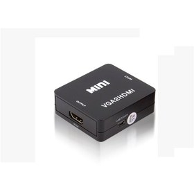 تصویر مبدل VGA به HDMI همراه صدا با کيفيت HD لیمستون ا LimSton VGA to HDMI+AUDIO+USB converter LimSton VGA to HDMI+AUDIO+USB converter