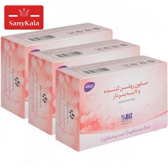 تصویر صابون روشن کننده و لایه بردار دکتر بیز 3 عددی Dr.BIZ Exfoliating and Brightening Soap 3 pcs