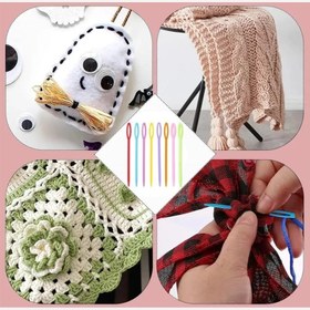 تصویر سوزن پلاستیکی 7 سانت (سوزن کاموا) 