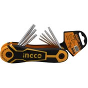 تصویر آلن ستاره ای چاقویی اینکو مدل HHK14083 Allen key star Inco model HHK14083