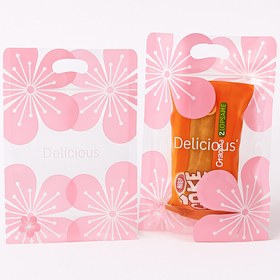 تصویر زیپ کیپ گل صورتی 