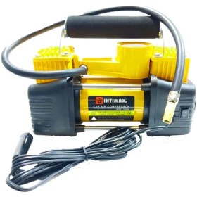 تصویر کمپرسور باد فندکی دو سیلندر اینتیمکس مدل INTIMAX 13001 با لوازم پنچرگیری 