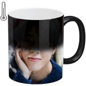 تصویر ماگ(قاشق و جعبه رایگان) حرارتی آبنبات رنگی BTS - Jimin جیمین کد MKSA0508 (قاشق و جعبه رایگان)
