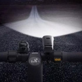 تصویر لامپ شارژی دوچرخه و اسکوتر شیائومی Xiaomi Ninebot LF-10P Rechargeable LED Light 