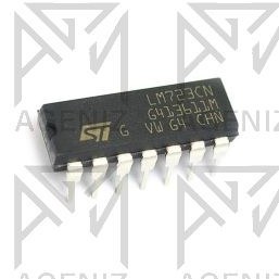 تصویر آی سی LM723 DIP-14 ORG UTC723 IC LM 723 DIP-14 ORG UTC723