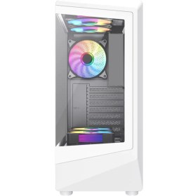 تصویر کیس کامپیوتر گیم مکس Vista COC ARGB Mid Tower سفید Game Max Vista COC ARGB Mid Tower White Computer Case