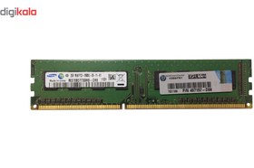 تصویر رم کامپیوتر سامسونگ مدل DDR3 1333MHz 10600 240Pin ظرفیت 2 گیگابایت 