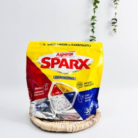 تصویر قرص ماشین ظرفشویی آسپروکس مدل Diamond بسته ۳۰ عددی 