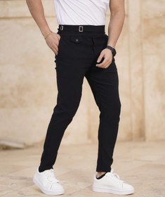 تصویر شلوار مردانه مدل Mehrad(مشکی) Men's pants Mehrad model (black)