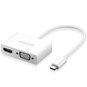 تصویر هاب USB-C یوگرین 2 پورت MM123 مدل 30843 UGREEN MM123 30843 2 Port USB Hub