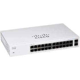 تصویر سوئیچ 24 پورت سیسکو CBS110-24T Cisco CBS110-24T 24Port 110 Series Unmanaged Ethernet Switch