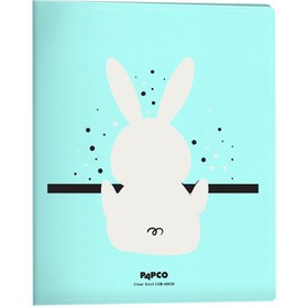 تصویر کلربوک ۸۰ فایل پاستلی A4 پاپکو Papco 