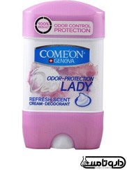 تصویر کامان رول ضد تعریق دئو لیدی رفرش Comeon Cream-Deodorant Deo Lady Refresh Scent