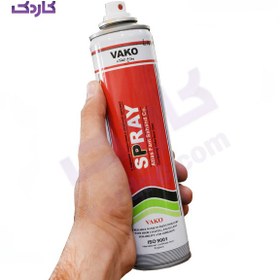 تصویر اسپری رنگ سفید براق واکو حجم 300ml vako lighte white spray paint - 300ml