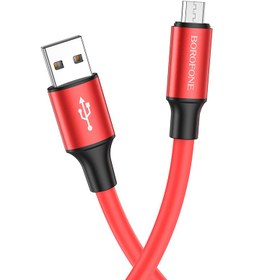 تصویر کابل تبدیل USB به MICROUSB بروفون مدل BX82 طول 1 متر 