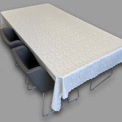 تصویر رومیزی ژاگارد مستطیل 250*150 رزین تاژ طرح یاسمن 