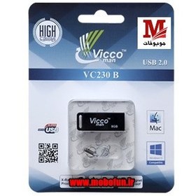 تصویر فلش مموری ویکومن مدل VC230B ظرفیت 32 گیگابایت ا Vicco Man VC230B Flash Memory - 32GB Vicco Man VC230B Flash Memory - 32GB