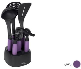 تصویر سرویس کفگیر و ملاقه مای کیچن مدل M1001 My Kitchen M1001 Spatula Ladle Set 7 Pieces