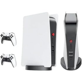 تصویر کنسول بازی کلاسیک 4K مدل PS5 با دسته بازی بی سیم Game 2.4 Wireless Game Console 4K Classic - PS5 Style