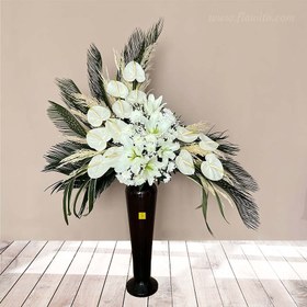 تصویر جام گل شیشه ای کد 56 