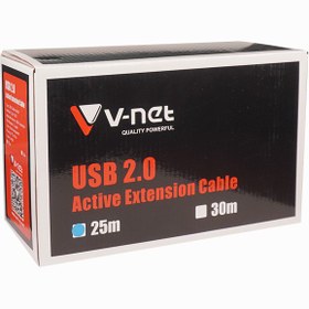 تصویر کابل افزایش طول USB وی نت 25 متری Vnet V-CUE20250 