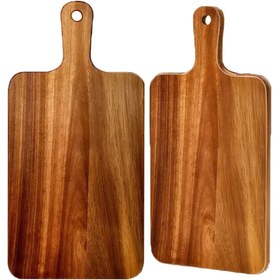 تصویر تخته سرو چوبی مدل راکتی کد 002 