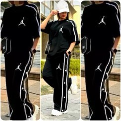 تصویر ست تیشرت و شلوار جردن قواره دار سایز بزرگ 