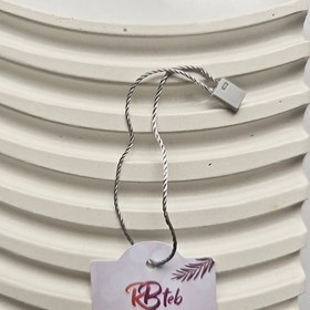 تصویر نخ پلمپ طوسی روشن 