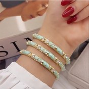 تصویر بنگل مینا کاری نگین دار با قیمت استثنایی 