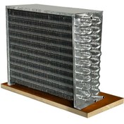 تصویر کندانسور برقی 30 * 30 دو ردیف استیل 