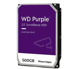 تصویر هارد 500 وسترن بنفش مدل WD05PURX ظرفیت 500 گیگابایت 