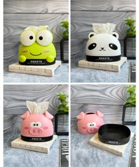 تصویر جا دستمالی فانتزی سری SWEETS زیره مشکی (کدa0201) 