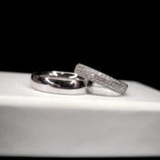 تصویر حلقه ست نقره مینیمال ۷.۸ گرم 