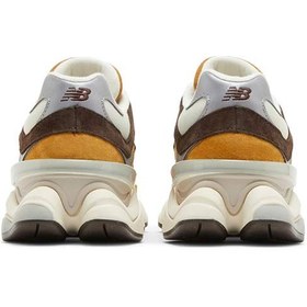 تصویر کتونی نیوبالانس 9060 زرد قهوه ای New Balance 9060 Workwear NB9060 Yellow Brown