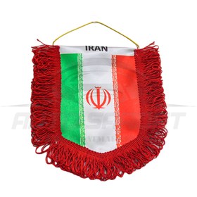 تصویر آویز خودرو طرح پرچم ایران 