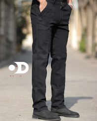 تصویر شلوار لی کلاسیک مردانه رنگ مشکی Men's Classic Leggings Black Color