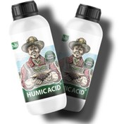 تصویر کود مایع هیومیک اسید ۱ لیتری سبوسیب ۵ عدد Humic acid liquid fertilizer sabosib