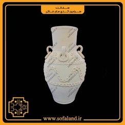 تصویر گلدان چهارقفلی طرح گوشواره سفالی سفالند 