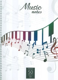 تصویر دفتر نت 50 برگ (سیمی) 