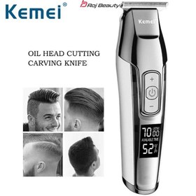 تصویر ماشین اصلاح موی صورت کیمی مدل KM-5027 ا Kemei KM-5027 Electric Hair Clippers Kemei KM-5027 Electric Hair Clippers