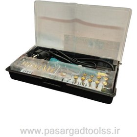 تصویر هویه سوخته نگاری 60 وات 23 پارچه lezar fr-1201