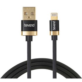 تصویر کابل تبدیل USB به Lightning مشکی بیاند مدل BA-518 