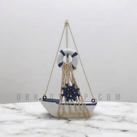 تصویر ماکت قایق چوبی 