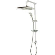 تصویر علم دوش یونیورست طرح راشا راسان - سفید کروم 