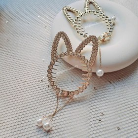 تصویر گیره گوجه ای گربه کد ۲۱۱۱ 